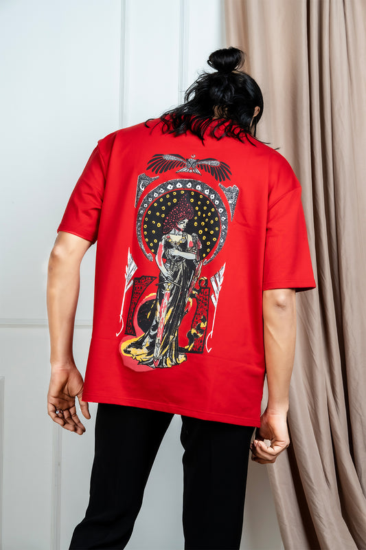 Red Goddess Tee (300 GSM)