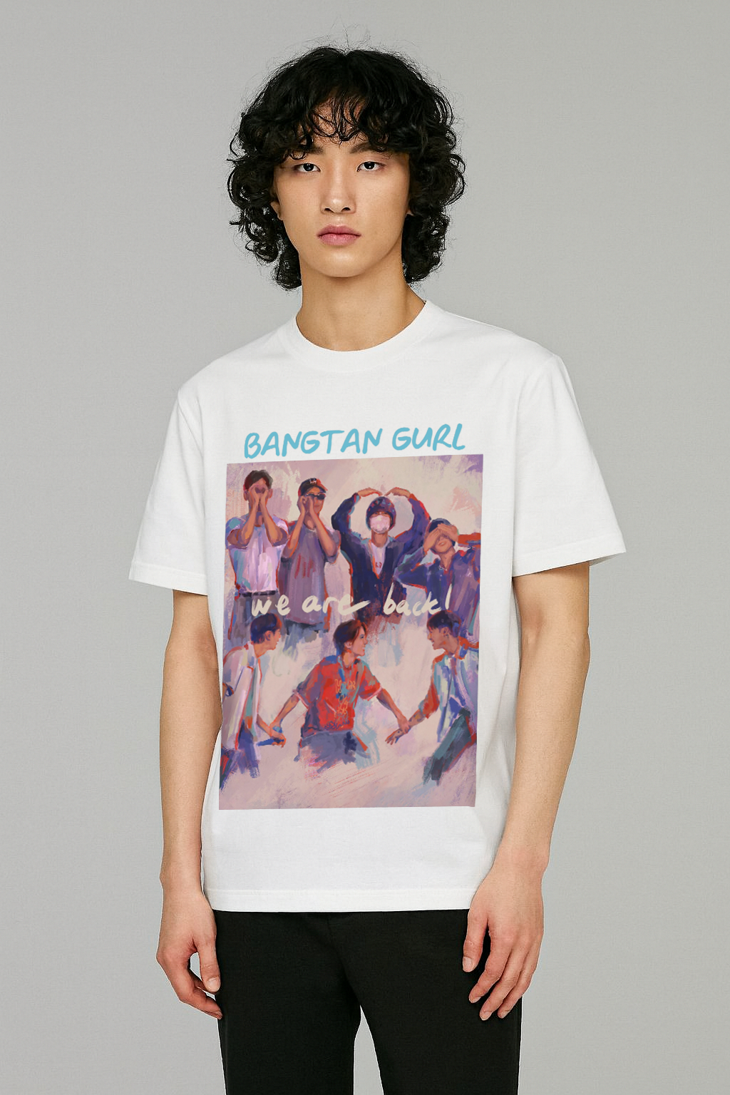 Bangtan Gurl BTS Art-Inspired Tee