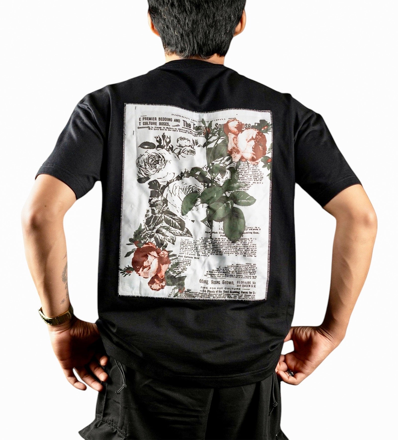 Dead rose Patchwork Tee