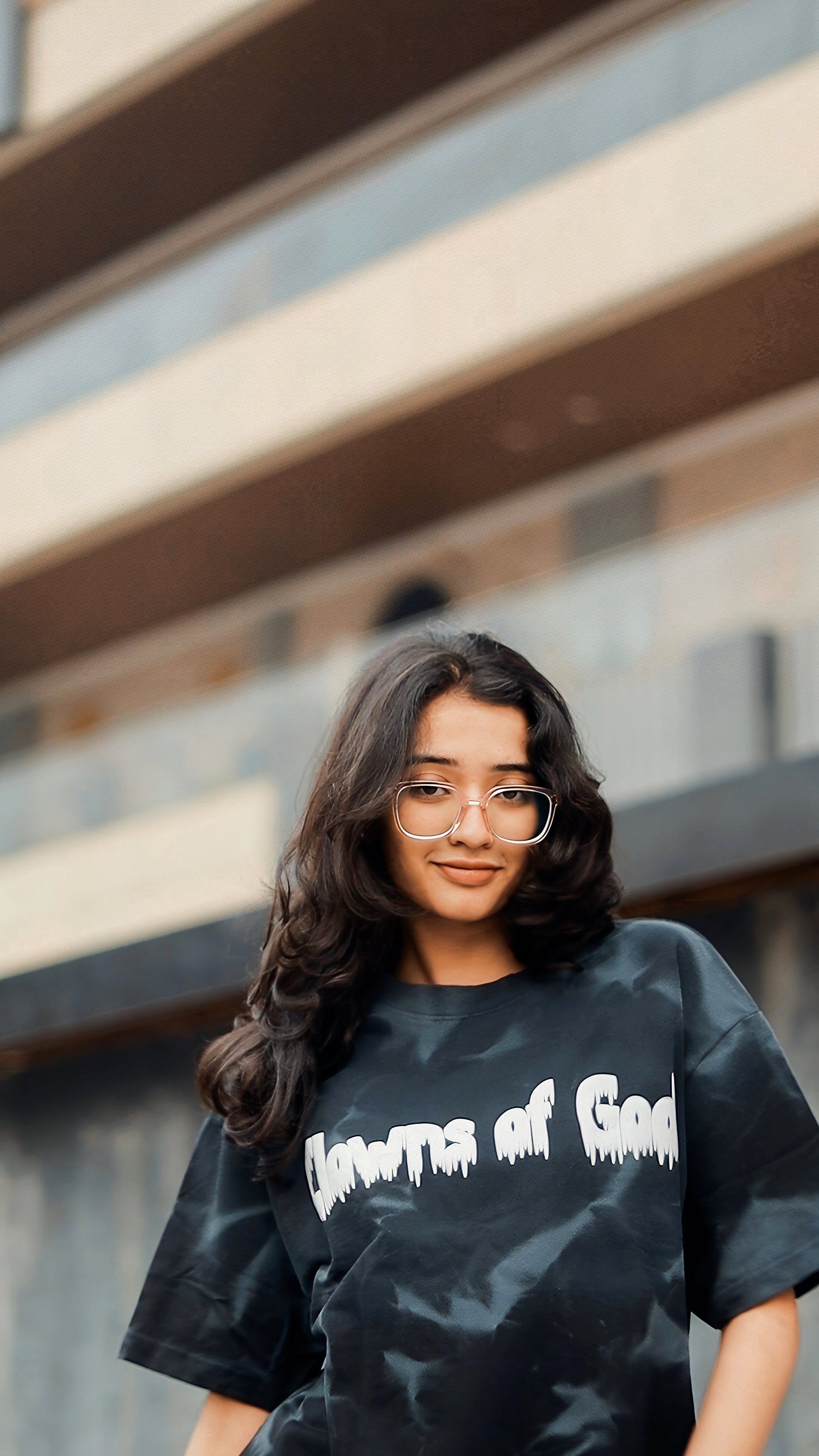 Black spray paint Tee