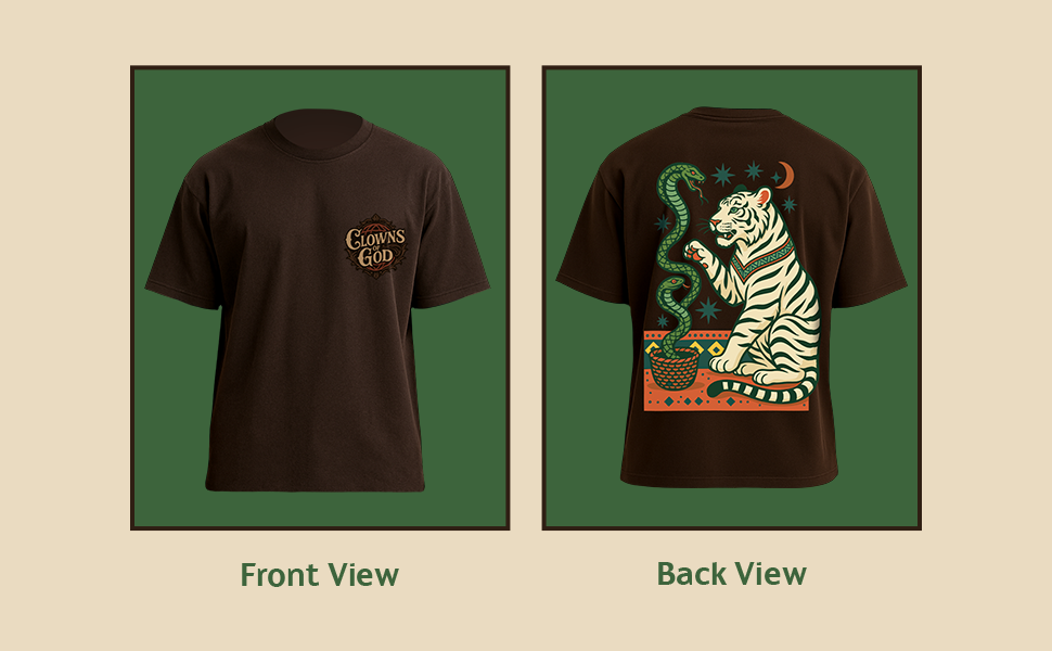 Mystic Tiger & Cobra Graphic Tee