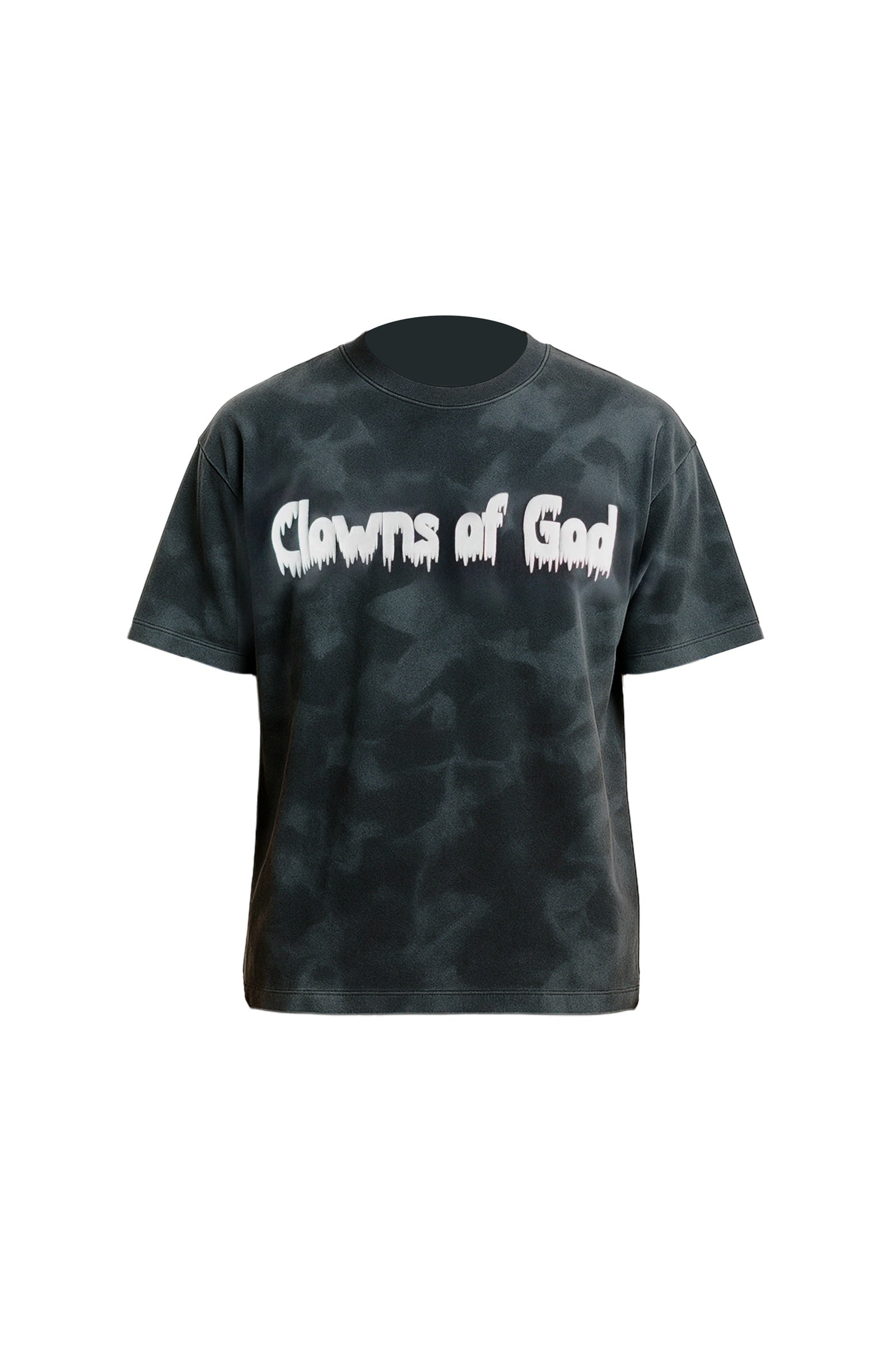 Black spray paint Tee