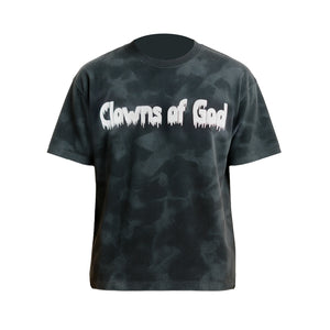 Black spray paint Tee