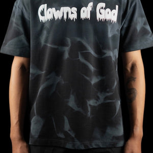 Black spray paint Tee