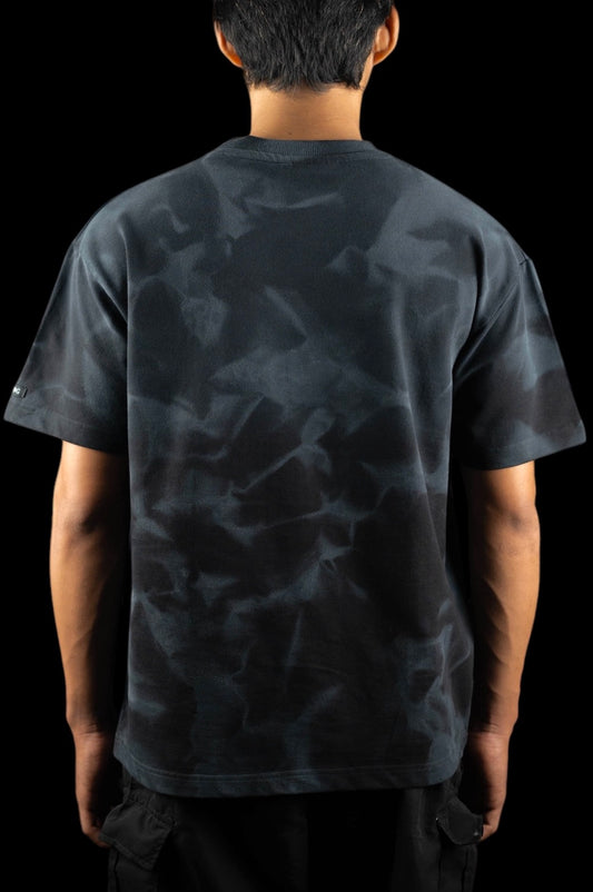 Black spray paint Tee