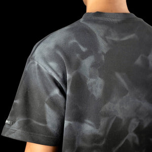 Black spray paint Tee