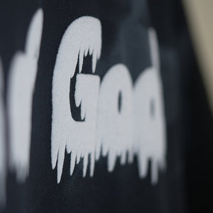 Black spray paint Tee