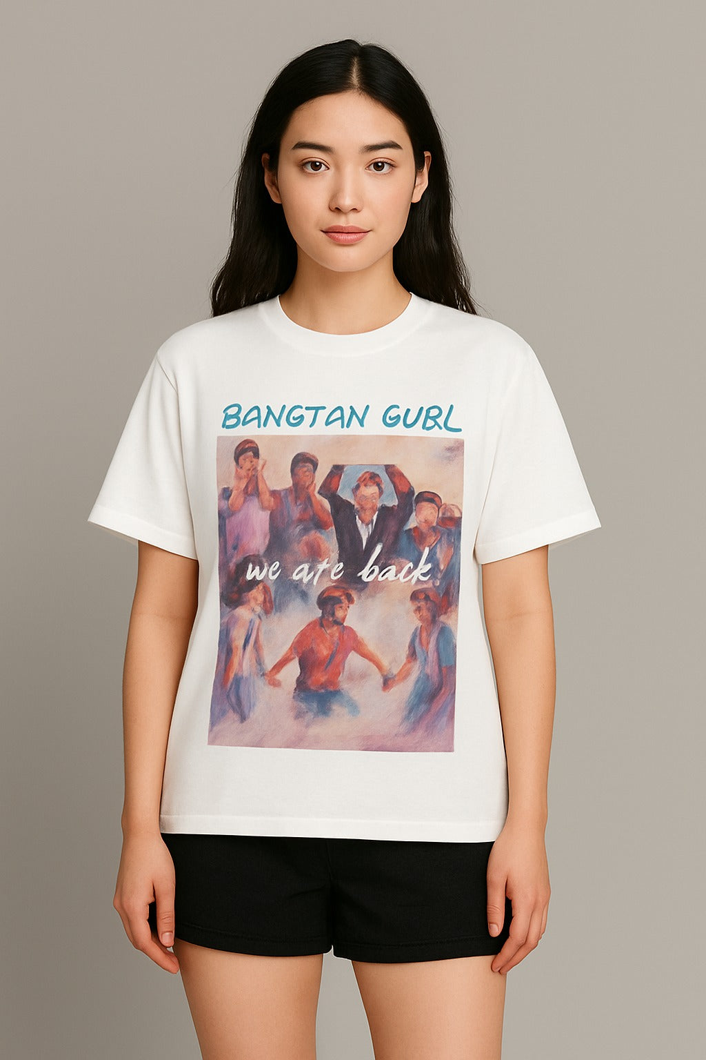 Bangtan Gurl BTS Art-Inspired Tee
